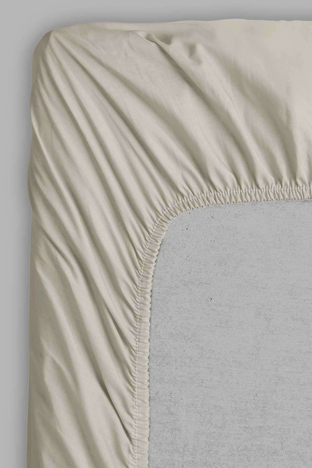 Redtag-Beige-Cotton-Fitted-Sheet-
(Single-Size)-Colour:Beige,-Filter:Home-Bedroom,-HMW-BED-Fitted-Sheets,-New-In,-New-In-HMW-BED,-Non-Sale,-Section:Homewares,-W21B-Home-Bedroom-