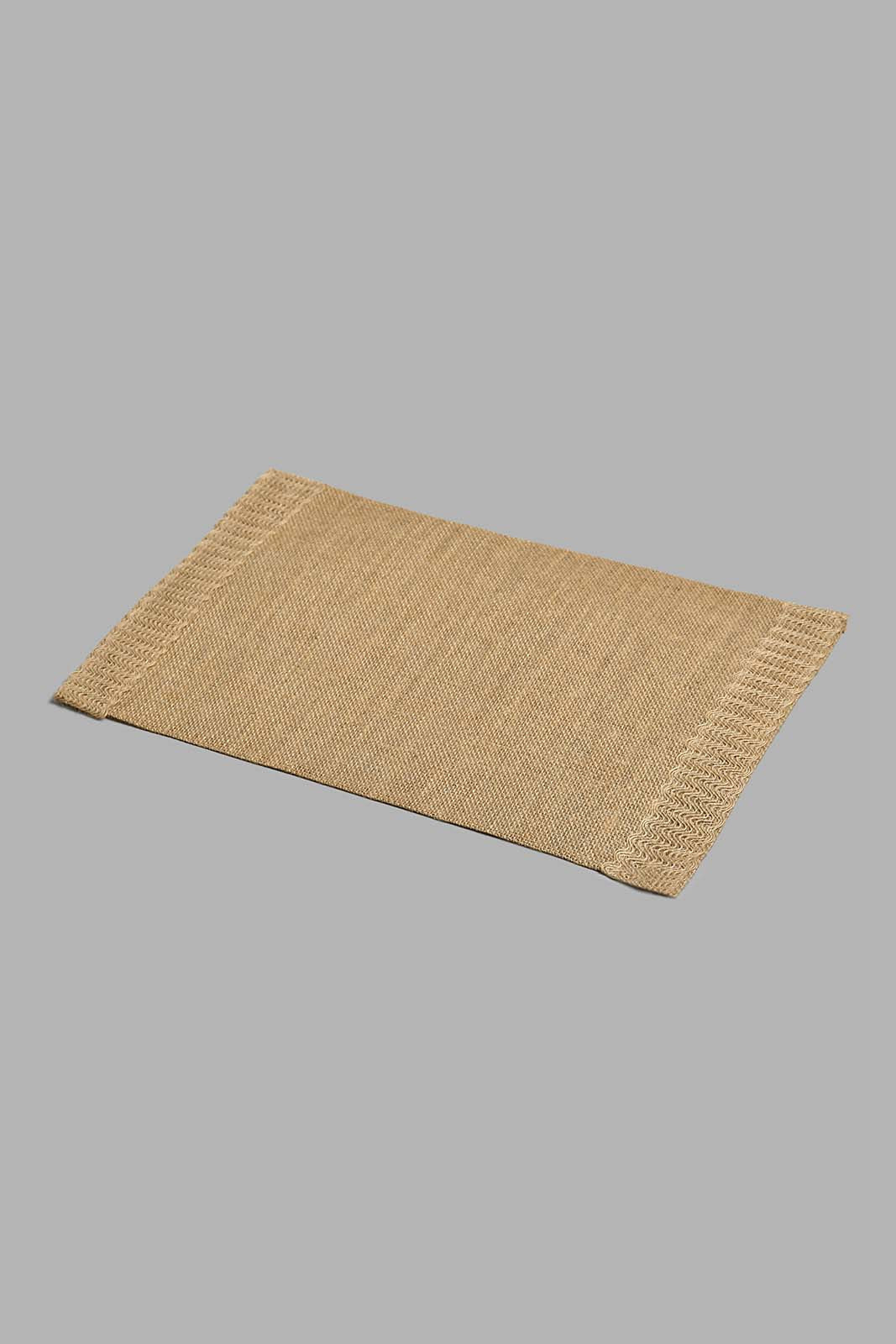 Redtag-Brown-Rectangle-Placemat-Placemats-Home-Dining-