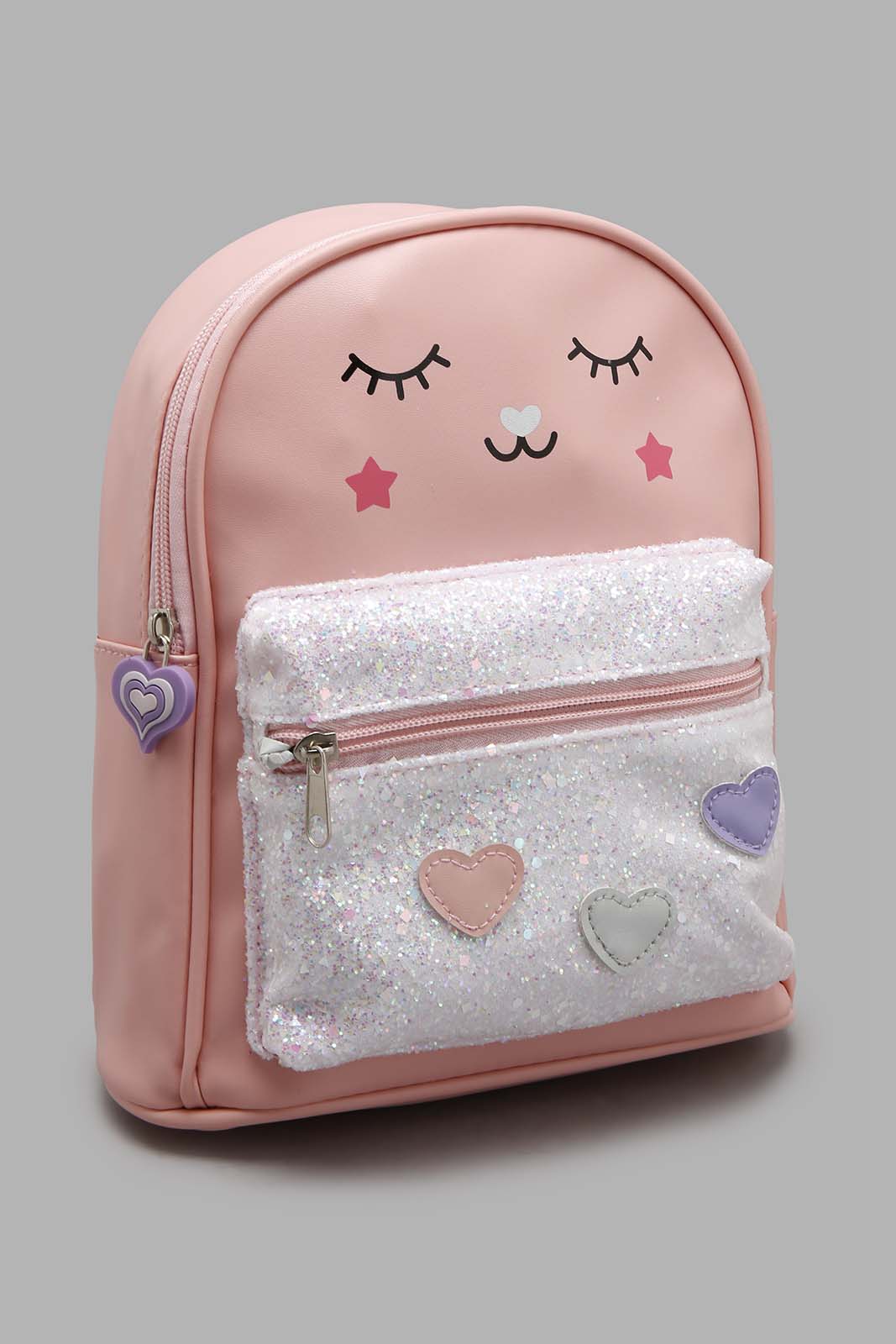 Redtag-Pink-Embellished-Backpack-Backpacks-Girls-