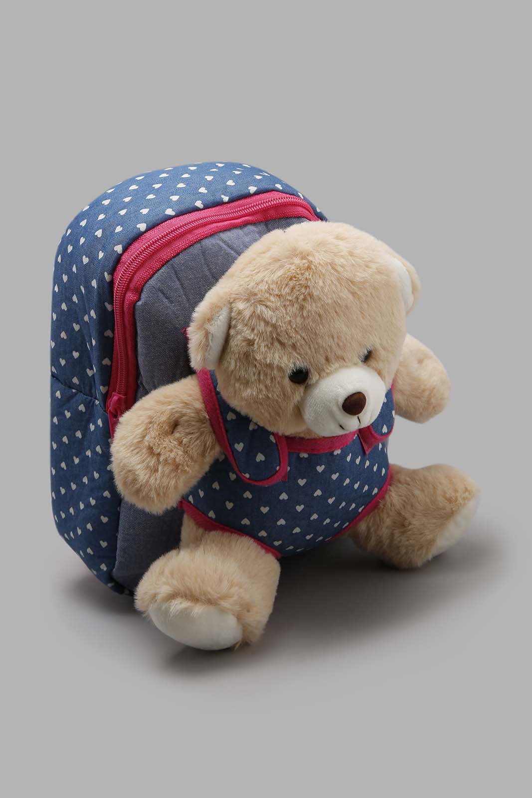 Redtag-Blue-Character-Faux-Fur-Backpack-Backpacks-Girls-