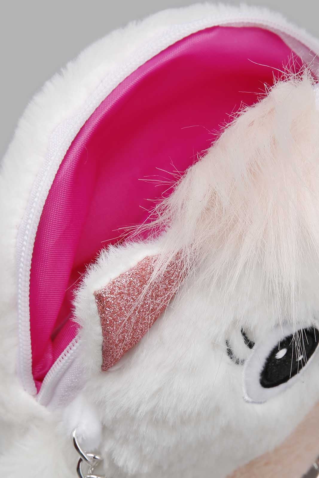 Redtag-Multicolor--Character-Faux-Fur-Crossbody-Bag-Backpacks-Girls-