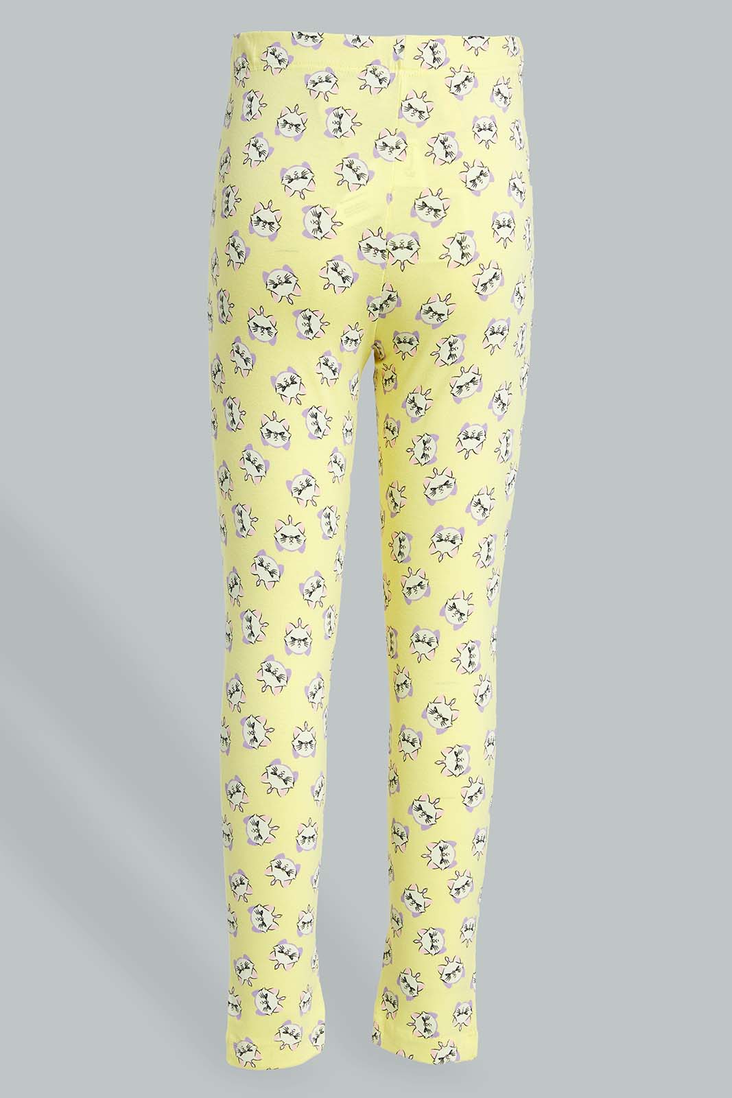 Redtag-Yellow-Marie-Legging-Leggings-Girls-2 to 8 Years