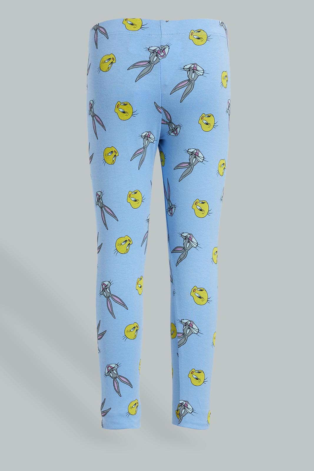 Redtag-Blue-Tweety-Legging-Leggings-Girls-2 to 8 Years