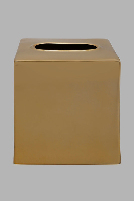 Redtag-Gold-Square-Tissue-Box-Holder-Tissue-Box-Holder-Home-Bathroom-