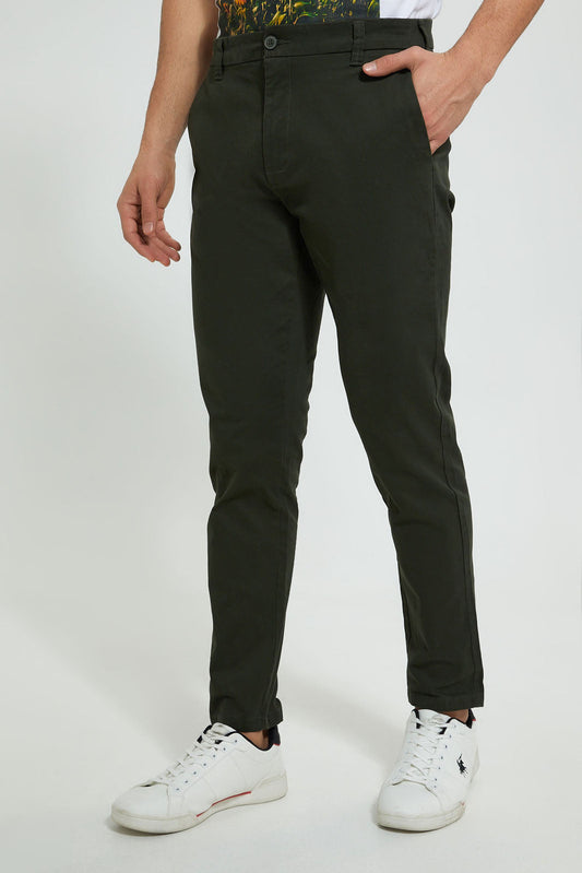 Redtag-Olive-Chino-Pant-Chinos-Men's-