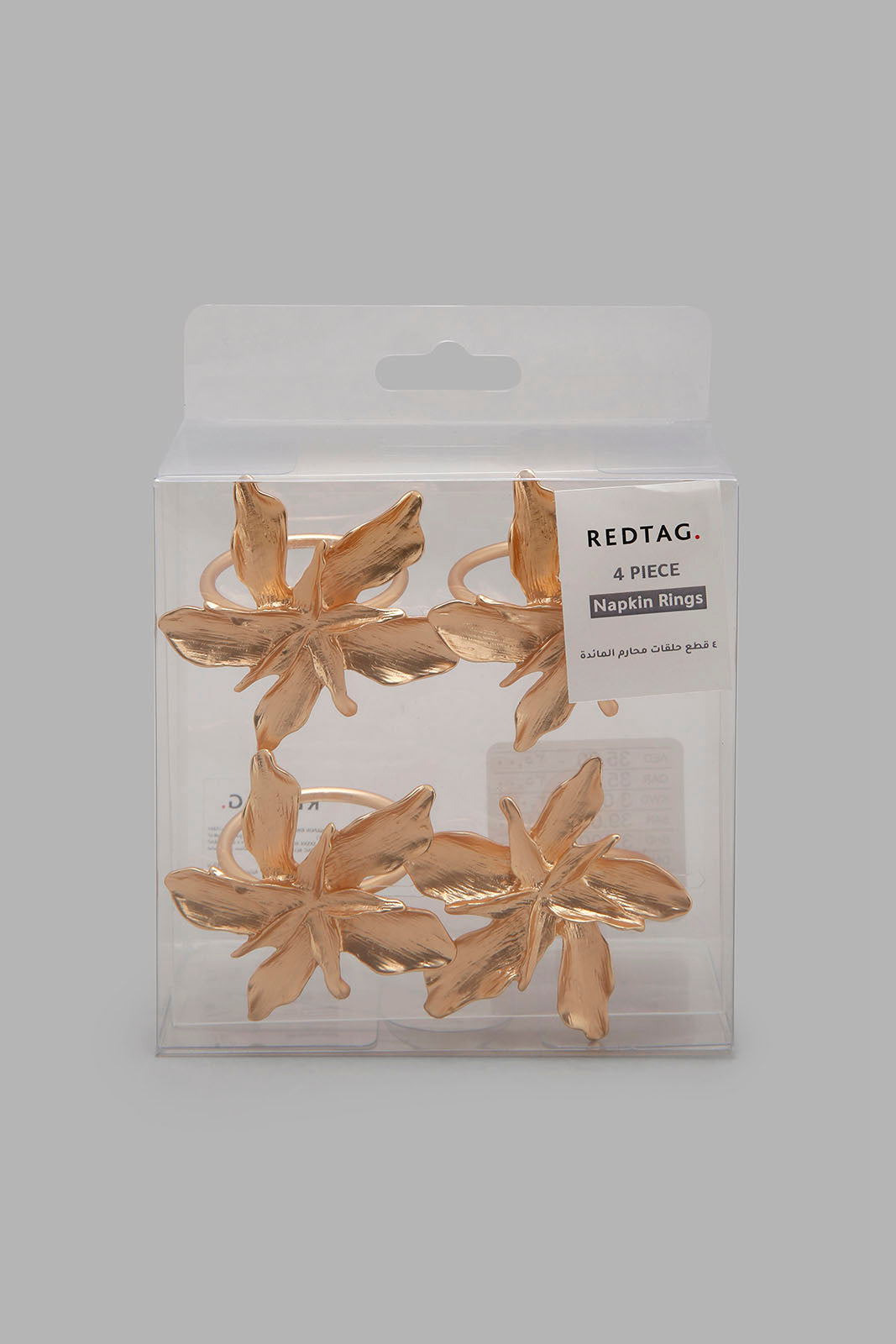 Redtag-Gold-Napkin-Ring-(4-Piece)-Napkin-Rings-Home-Dining-