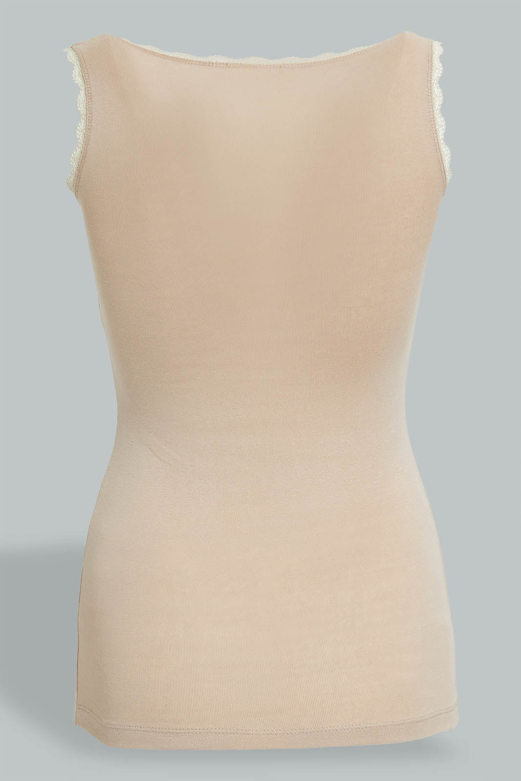 Redtag-Beige-Tank-Top-With-Lace-Colour:Beige,-Filter:Women's-Clothing,-New-In,-New-In-Women,-Non-Sale,-Section:Women,-W21B,-Women-Vests-Women's-