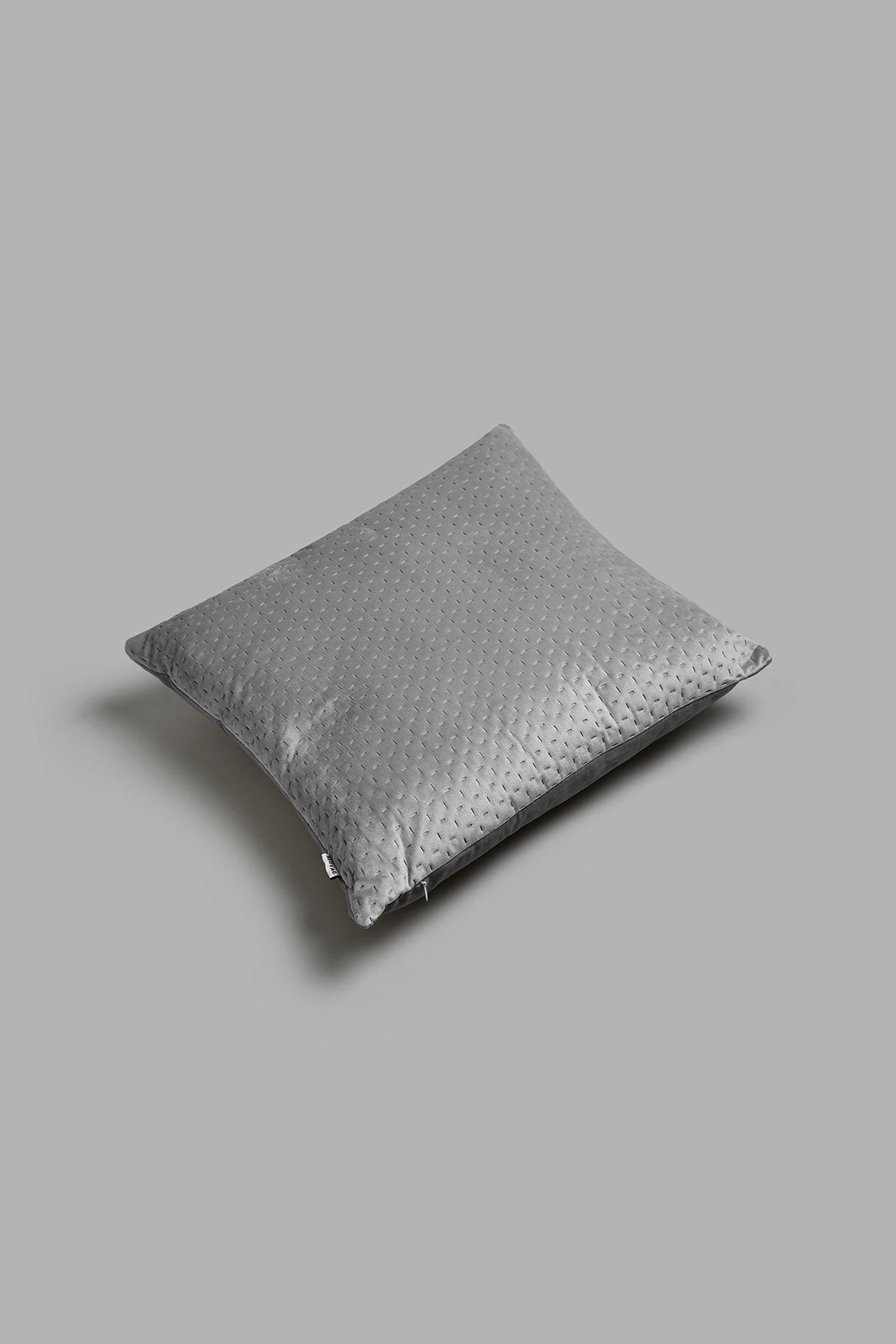 Redtag-Grey-Velvet-Cushion-Cushions-Home-Bedroom-