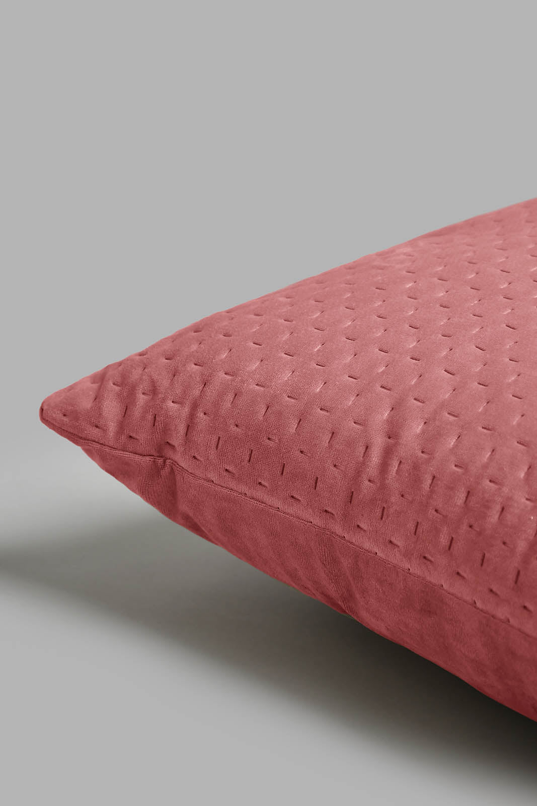 Redtag-Pink-Velvet-Cushion-Cushions-Home-Bedroom-