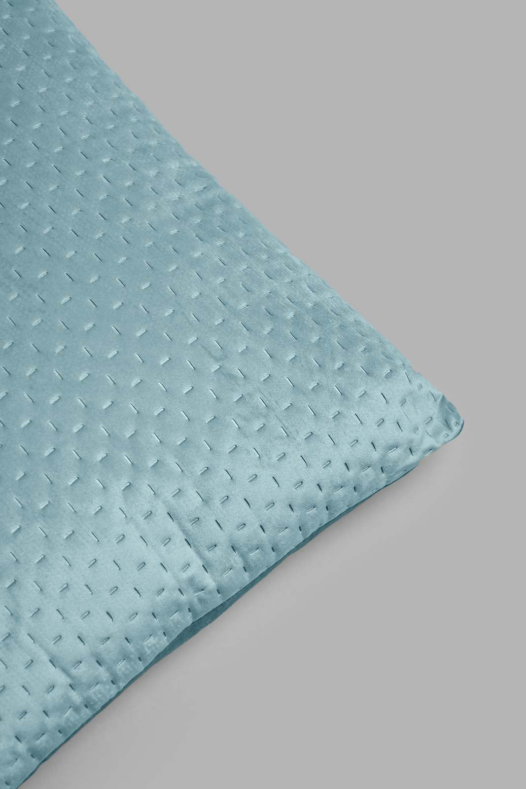 Redtag-Teal-Velvet-Cushion-Cushions-Home-Bedroom-