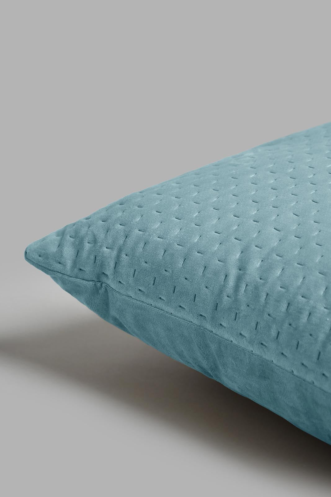 Redtag-Teal-Velvet-Cushion-Cushions-Home-Bedroom-