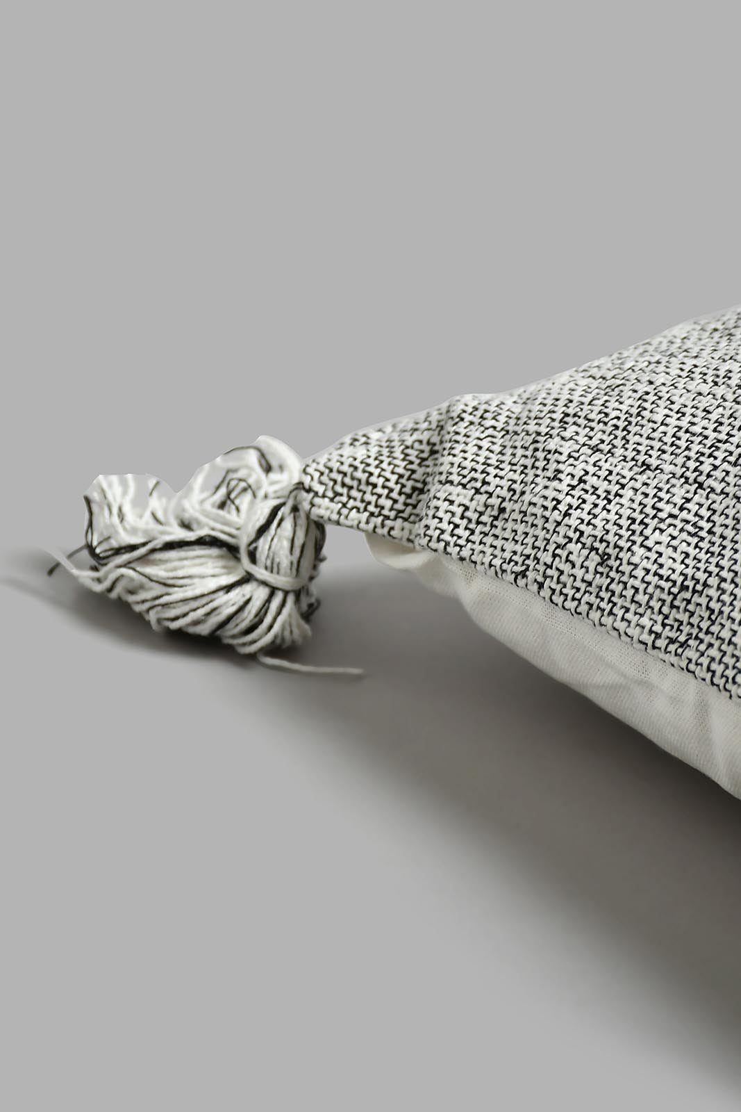 Redtag-Grey-Woven-Cushion-BED-PHANTASMAGORIA-3,-Colour:Grey,-Filter:Home-Bedroom,-HMW-BED-Cushions,-New-In,-New-In-HMW-BED,-Non-Sale,-Section:Homewares,-W21B-Home-Bedroom-
