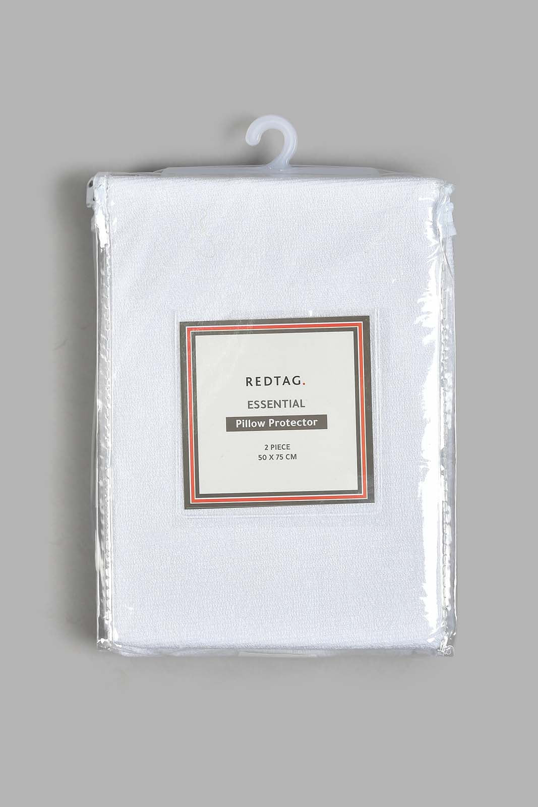 Redtag-White-Bamboo/Terry-Water-Proof-Pillow-Protector-Pillowcases-Home-Bedroom-