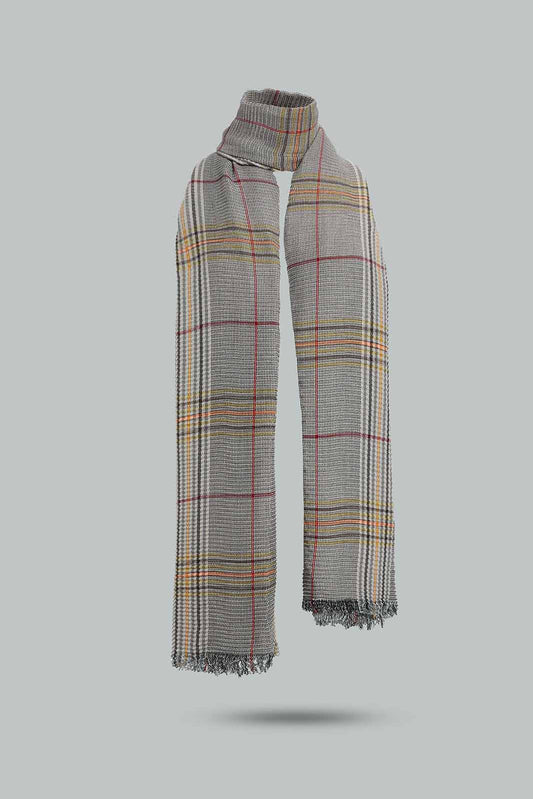 Redtag-Grey-Embellished-Knitted-Scarfs-Scarves-Women-