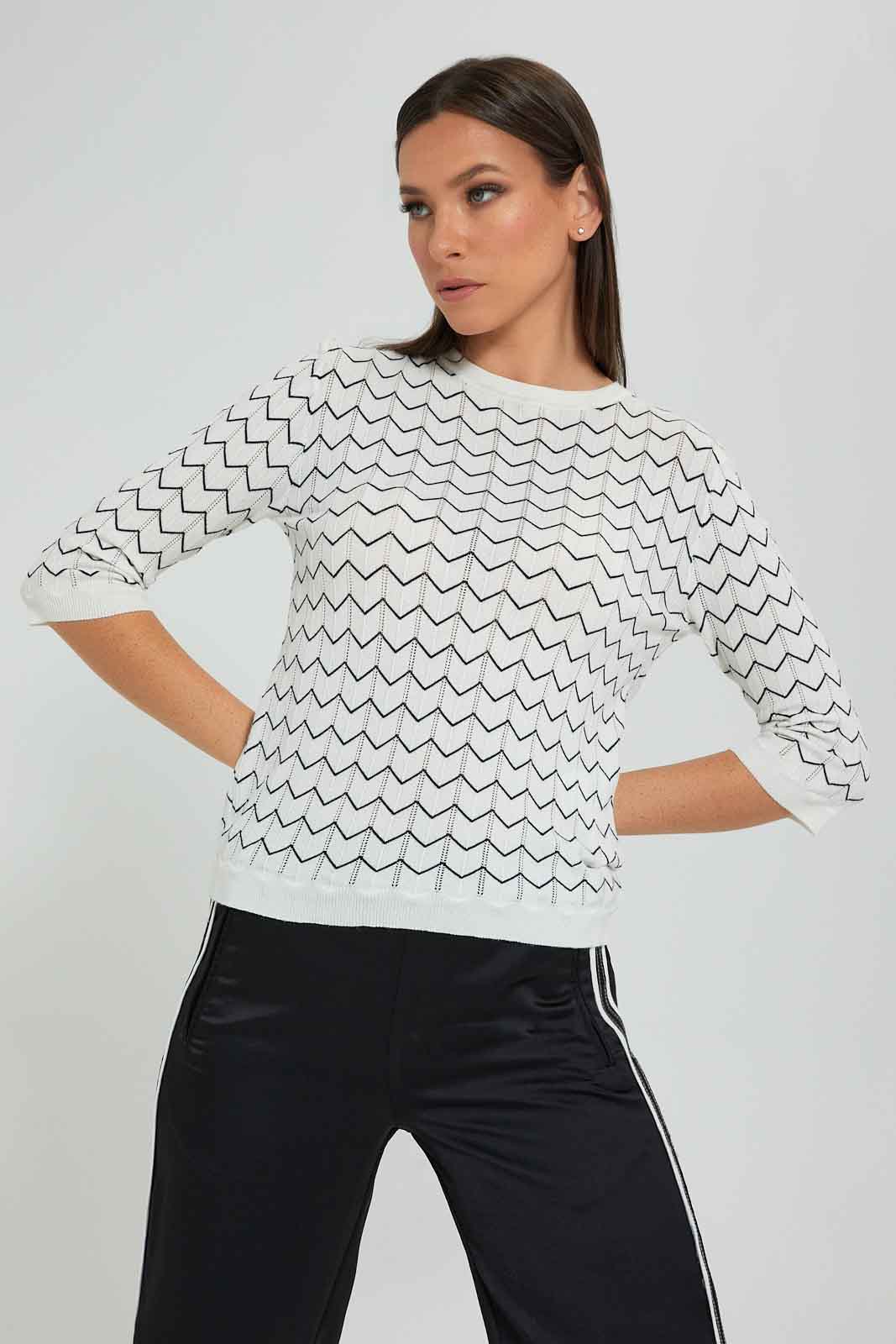Redtag-Assorted-Jacquard-Lightweight-Sweater-Celebrity-Pullovers,-Colour:Assorted,-Filter:Women's-Clothing,-New-In,-New-In-LDC,-Non-Sale,-S22A,-Section:Women,-TBL-Women's-