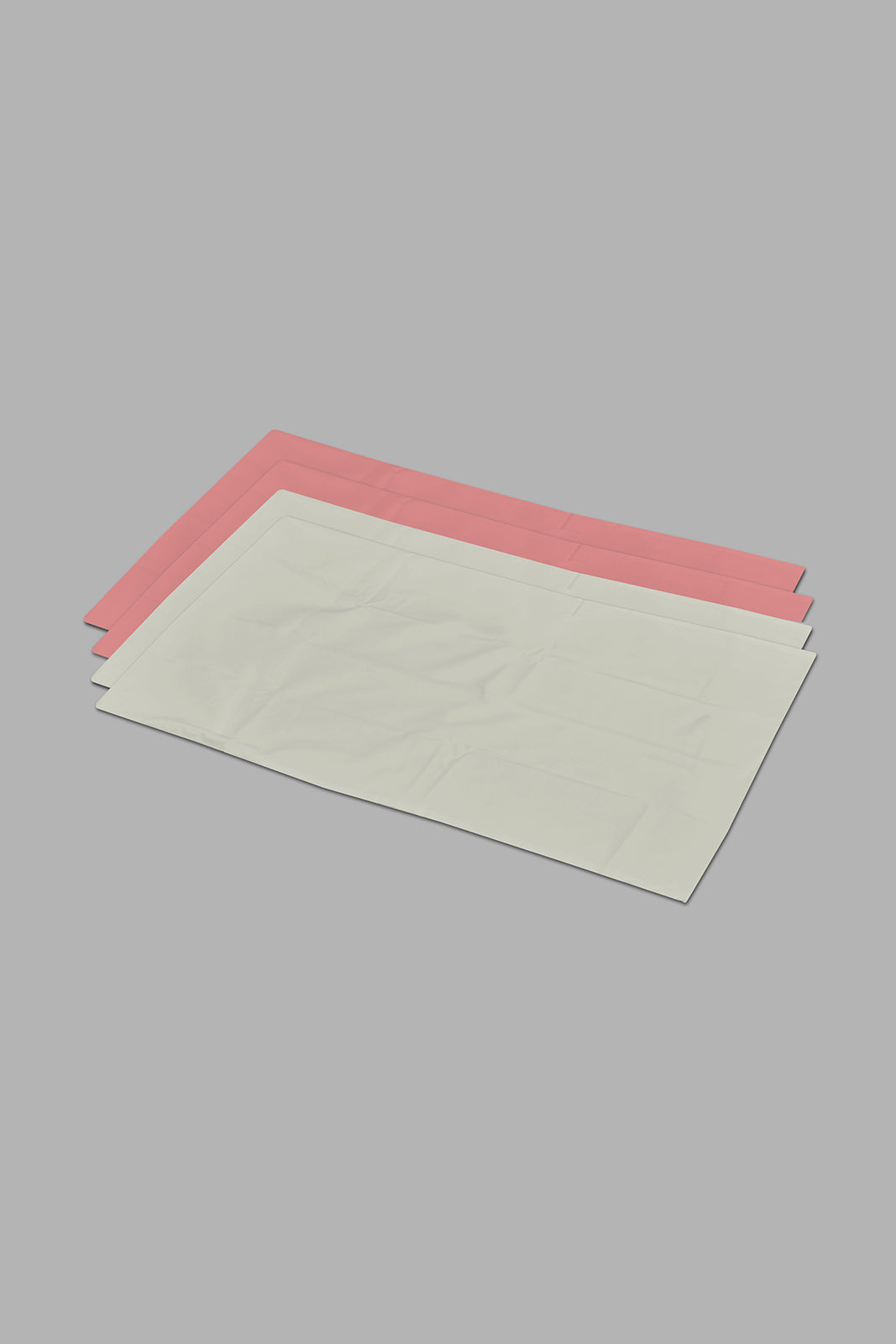 Redtag-Pink/Ivory-Pillowcase-4-Piece-Set-Pillowcases-Home-Bedroom-