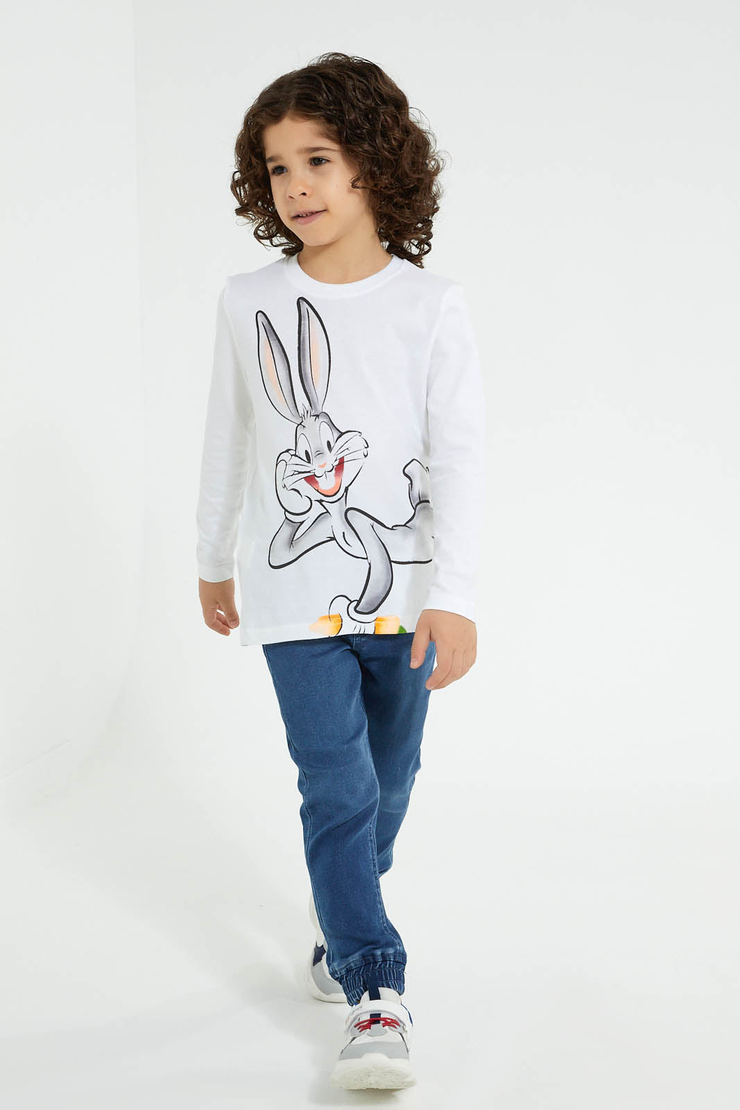 Redtag-Midwash-Elasticated-Waist-Jogger-Jean-Jeans-Pull-On-Boys-2 to 8 Years