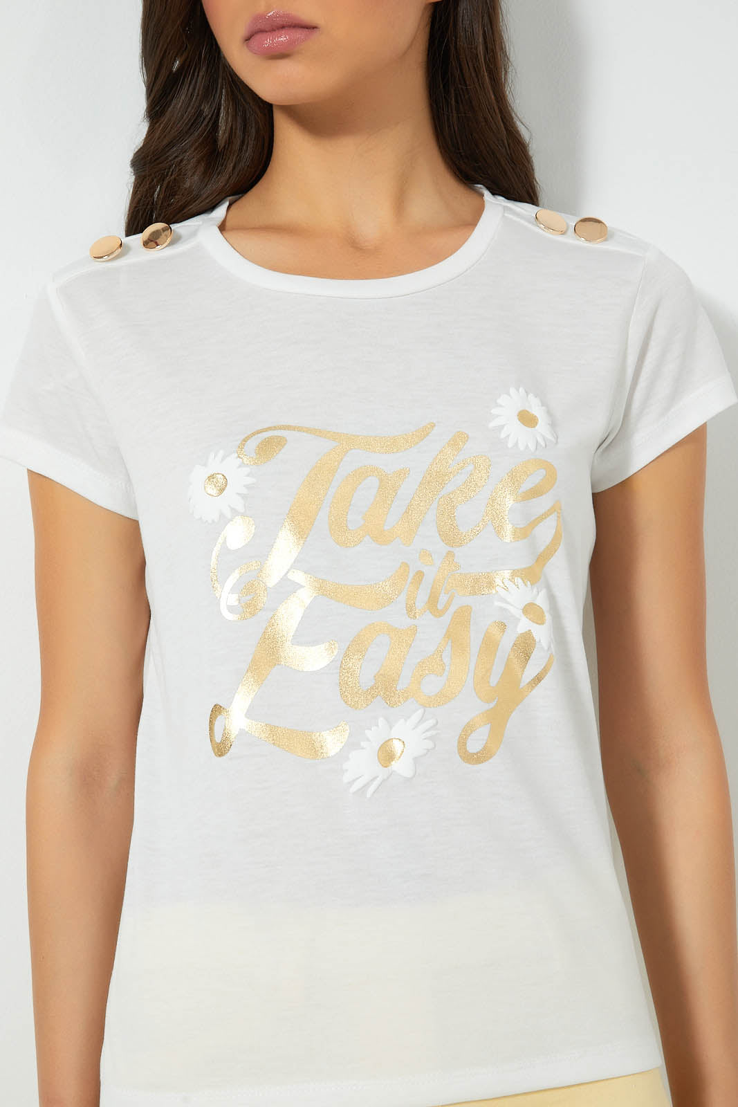 White Take It Easy T-Shirt