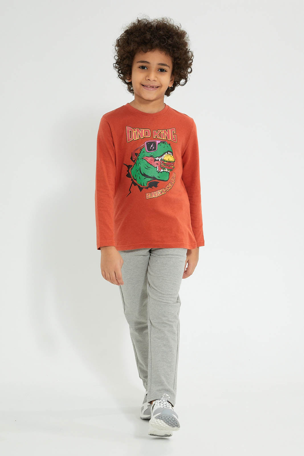 Redtag-Dark-Grey-Stretch-Terry-Pant-Chinos-Boys-2 to 8 Years