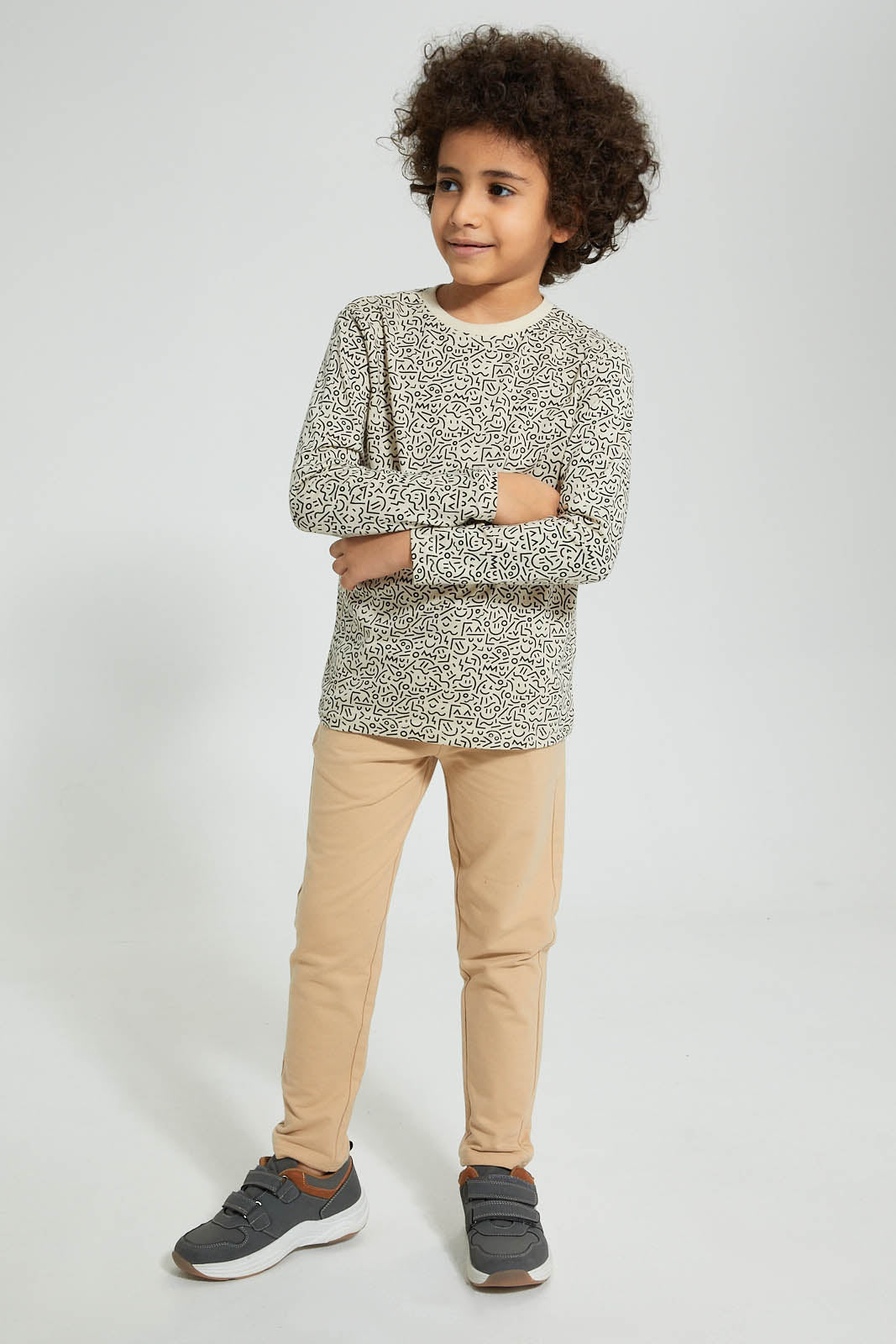 Redtag-Stone-Stretch-Terry-Pant-Chinos-Boys-2 to 8 Years