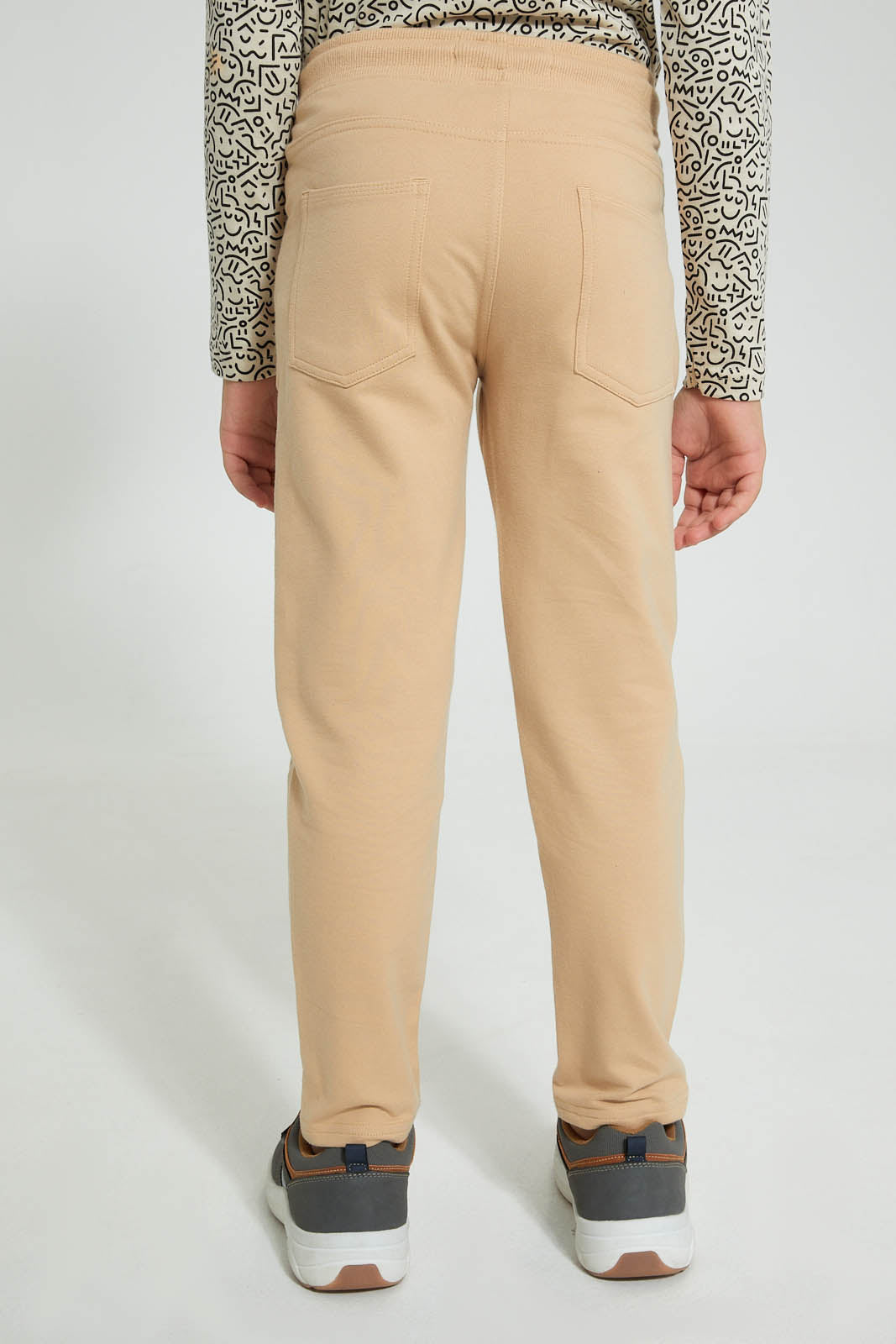 Redtag-Stone-Stretch-Terry-Pant-Chinos-Boys-2 to 8 Years