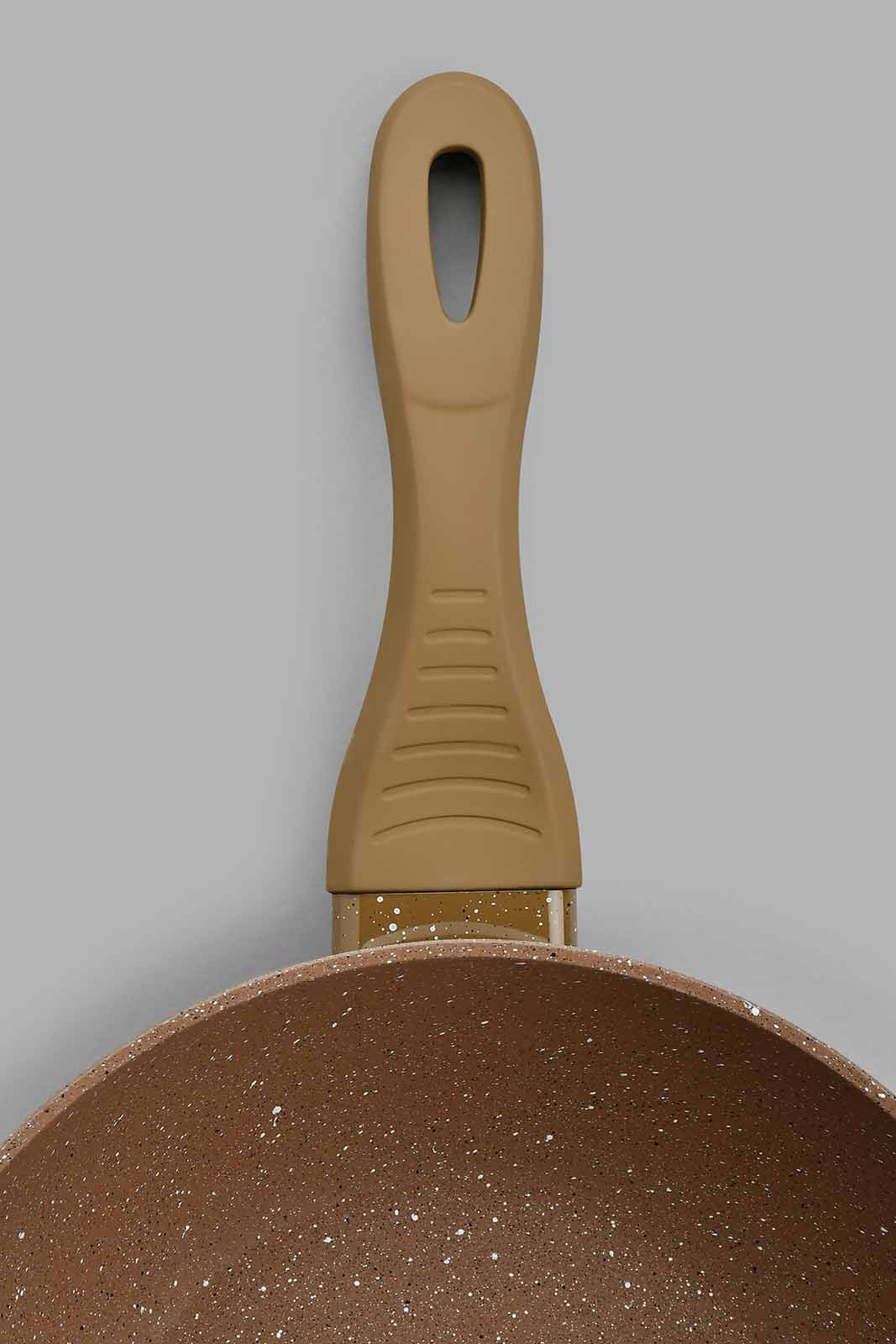Redtag-Brown-Ceramic-Coating-Wok-Pan-Colour:Brown,-Filter:Home-Dining,-HMW-DIN-Pots-And-Pans,-New-In,-New-In-HMW-DIN,-Non-Sale,-Section:Homewares,-W21B-Home-Dining-