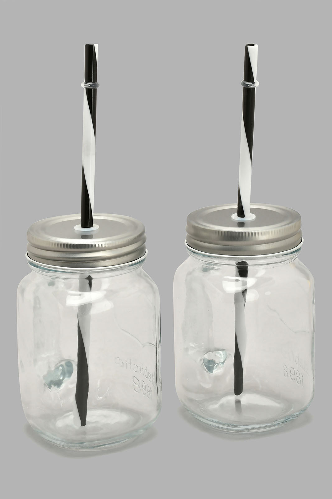Redtag-Clear-Beverage-Dispenser-With-Mason-Jar-&-Stand-(5-Piece)-Beverage-Dispenser-Home-Dining-