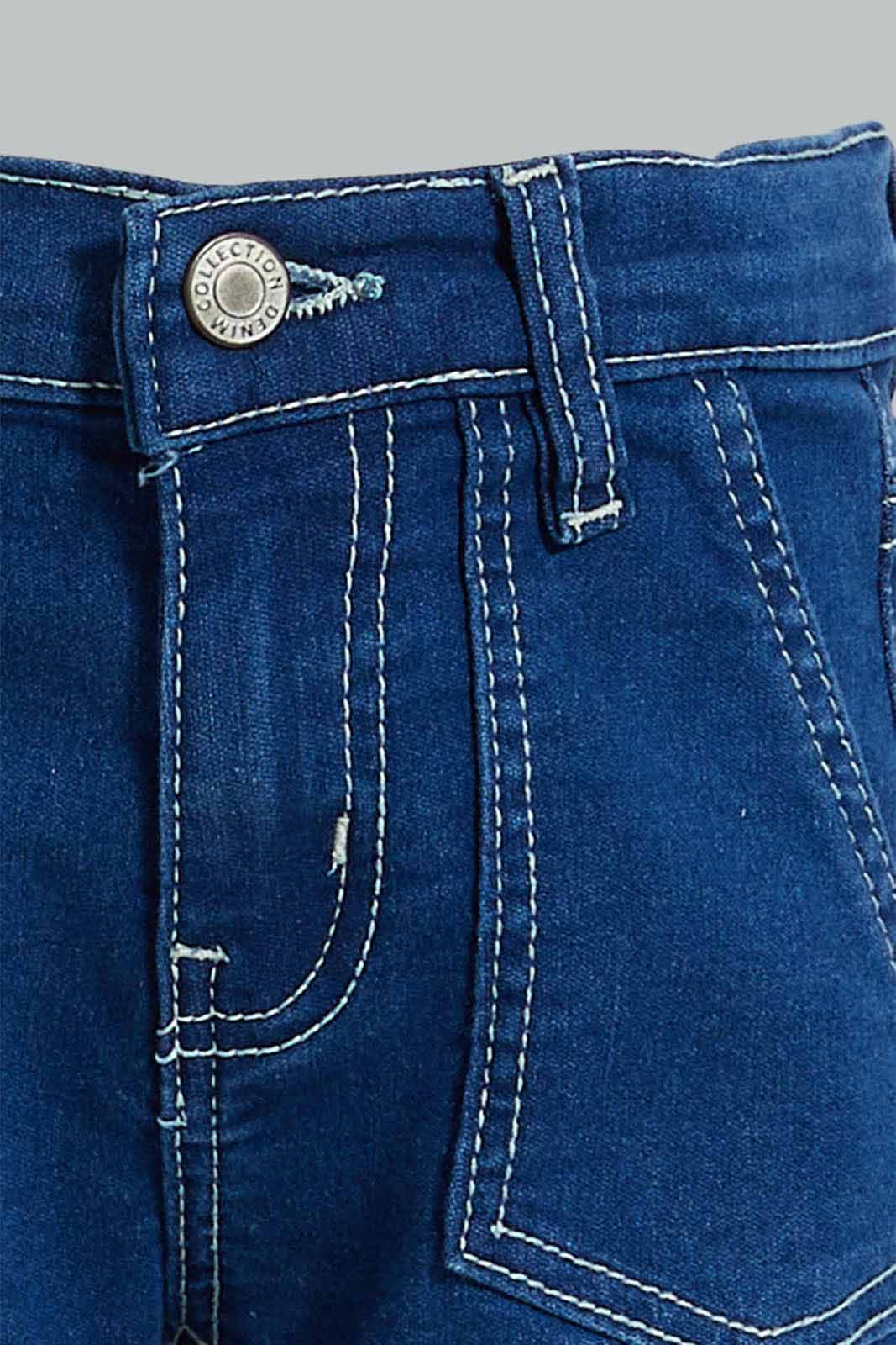 Redtag-Light-Wash-Knit-Denim-Knee-Patch-Jean-Boys-Jeans,-Colour:Light-Wash,-Filter:Boys-(2-to-8-Yrs),-New-In,-New-In-BOY,-Non-Sale,-S22A,-Section:Kidswear-Boys-2 to 8 Years