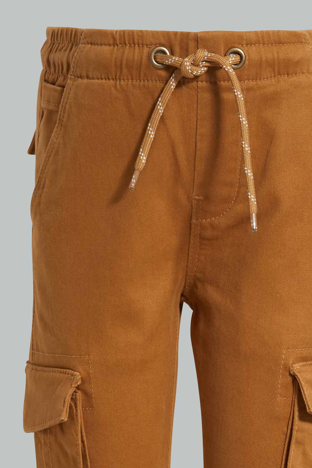 Redtag-Tan-Cargo-Jogger-For-Boys-BOY-Trousers,-Category:Trousers,-Colour:Tan,-Filter:Boys-(2-to-8-Yrs),-Non-Sale,-S22B,-Section:Boys-(0-to-14Yrs)-Boys-2 to 8 Years