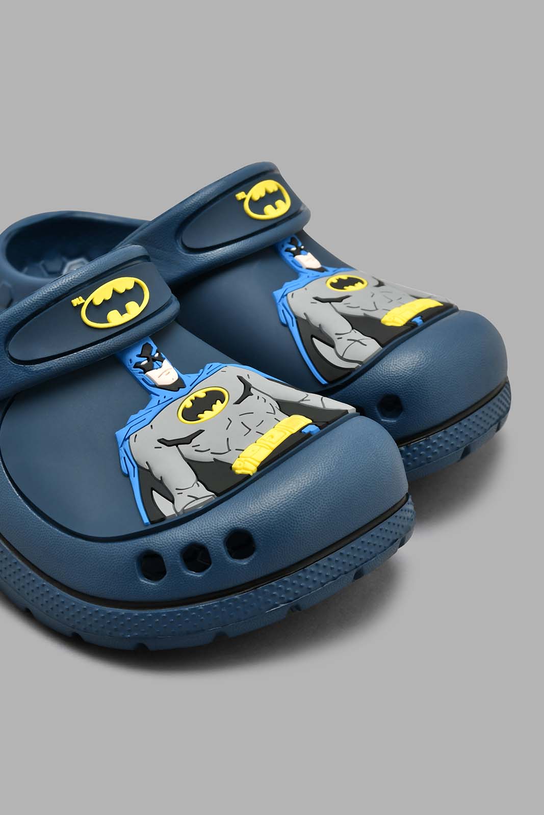 Redtag-Navy-Batman-Character-Clog-Clogs-Boys-3 to 5 Years