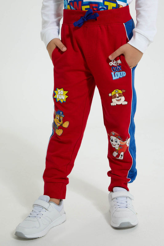 Redtag-Red-Paw-Patrol-Jog-Pant-Joggers-Boys-2 to 8 Years