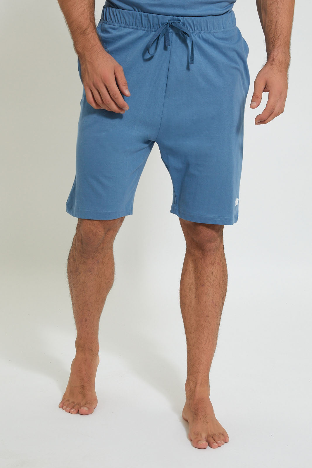 Redtag-Blue-Logo-Print-Pyjama-Set-Pyjama-Sets-Men's-