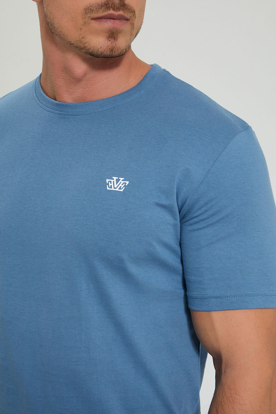 Redtag-Blue-Logo-Print-Pyjama-Set-Pyjama-Sets-Men's-