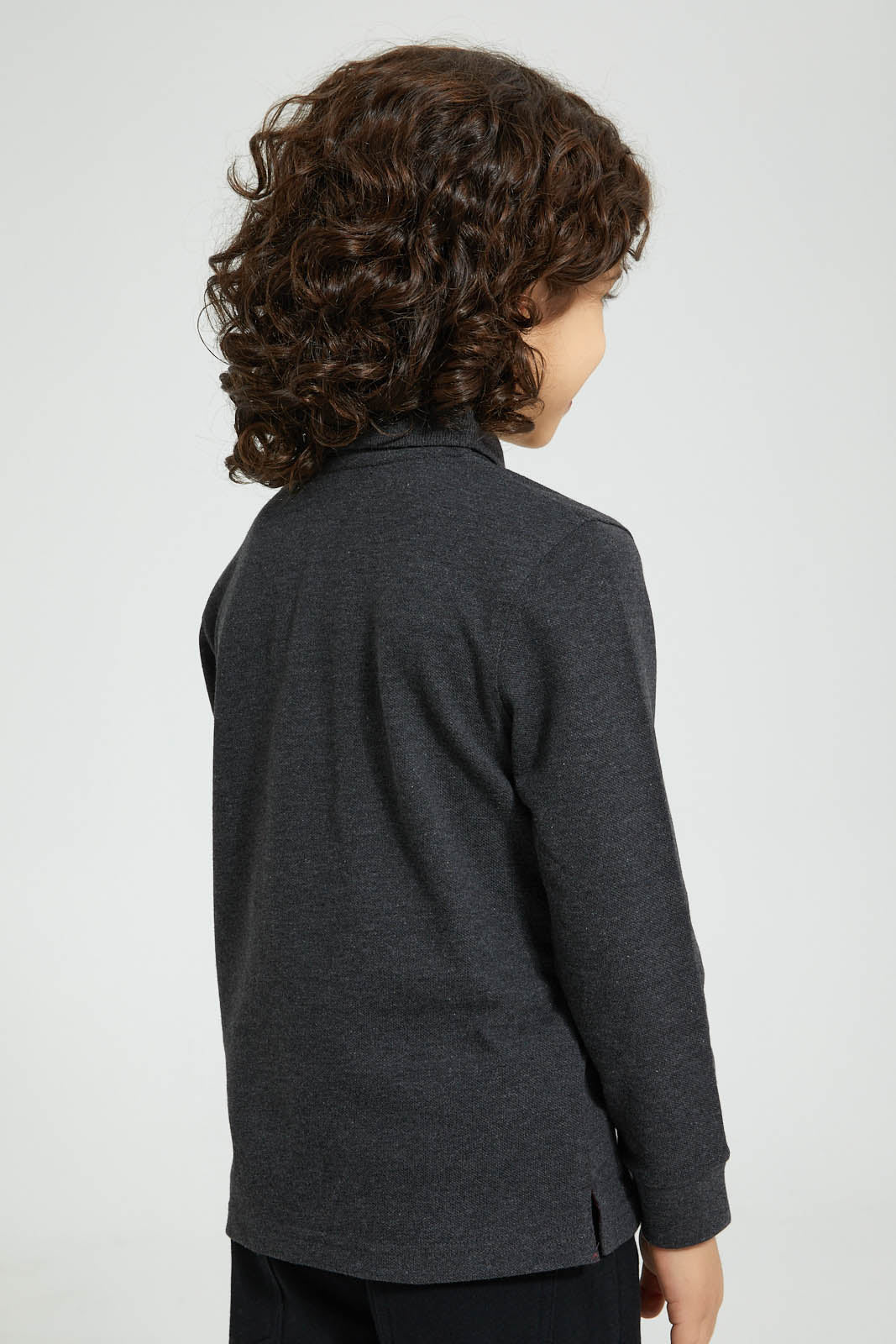 Redtag-Charcoal-Tom-&-Jerry-Polo-Shirt-Polo-Shirts-Boys-2 to 8 Years