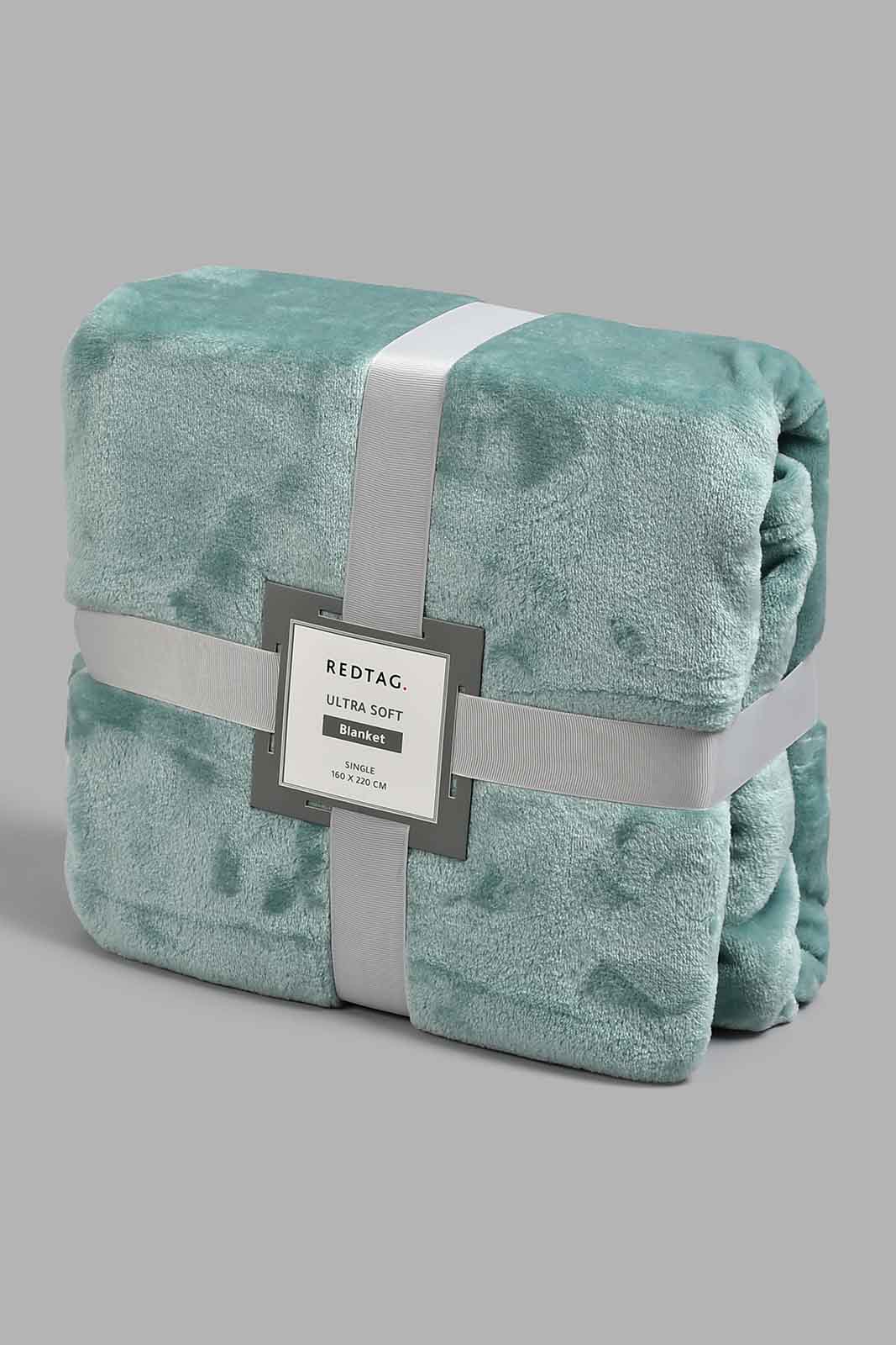 Redtag-Teal-Ultra-Soft-Blanket-(Single-Size)-Blankets-Home-Bedroom-