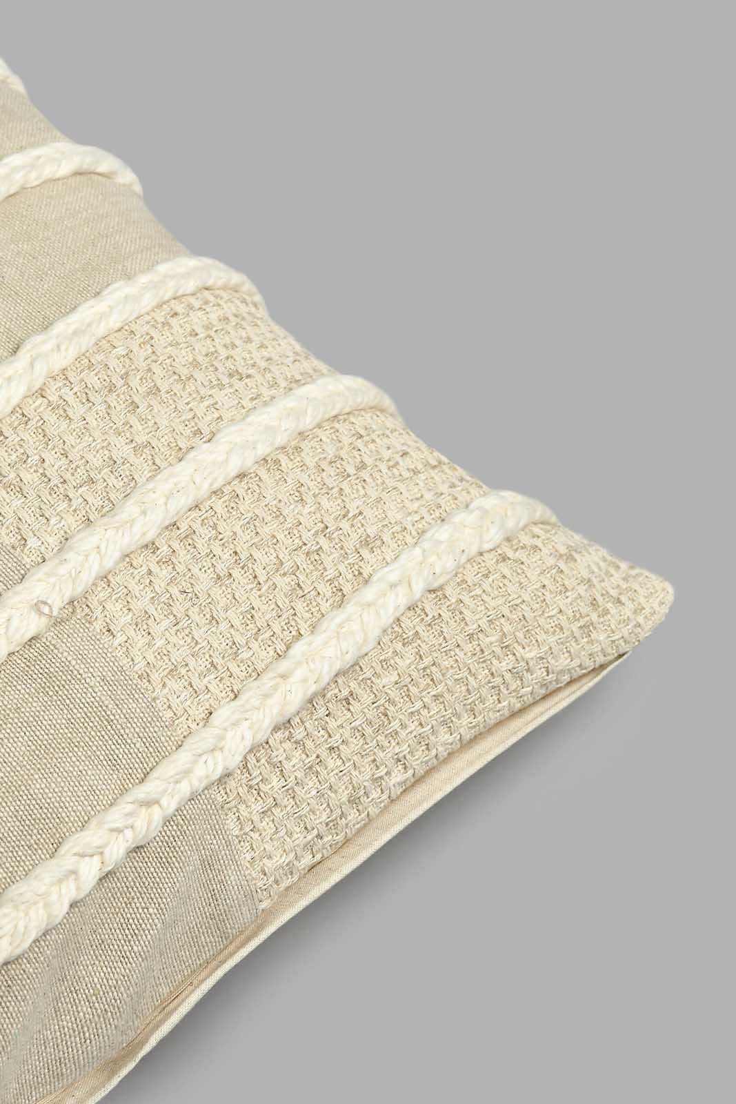 Redtag-Beige-Hand-Capped-Embroidery-Cushion-BED-PHANTASMAGORIA-3,-Colour:Beige,-Filter:Home-Bedroom,-HMW-BED-Cushions,-New-In,-New-In-HMW-BED,-Non-Sale,-S22A,-Section:Homewares-Home-Bedroom-