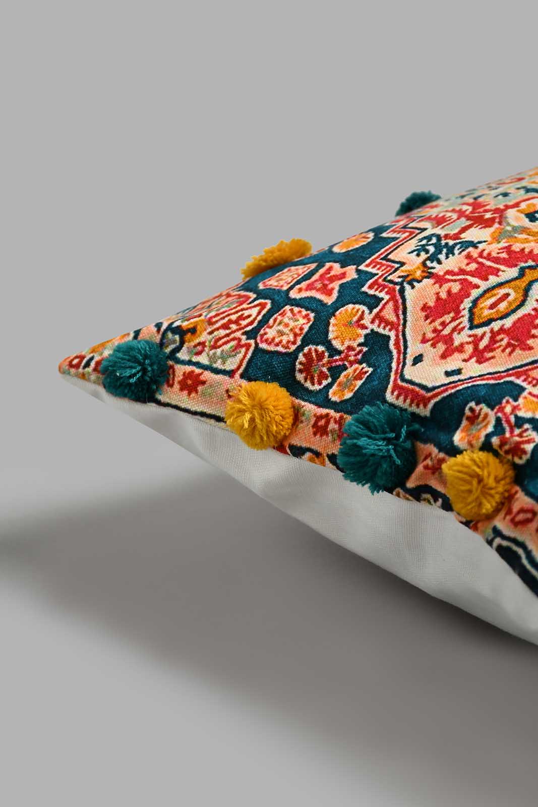 Redtag-Multicolour-Hand-Capped-Embroidery-Cushion-BED-PHANTASMAGORIA-1,-Colour:Multicolour,-Filter:Home-Bedroom,-HMW-BED-Cushions,-New-In,-New-In-HMW-BED,-Non-Sale,-S22A,-Section:Homewares-Home-Bedroom-