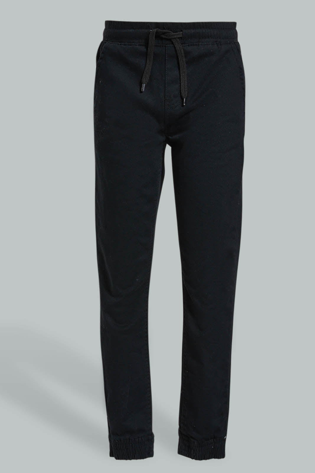 Redtag-Black-Jogger-Trouser-Joggers-Senior-Boys-9 to 14 Years