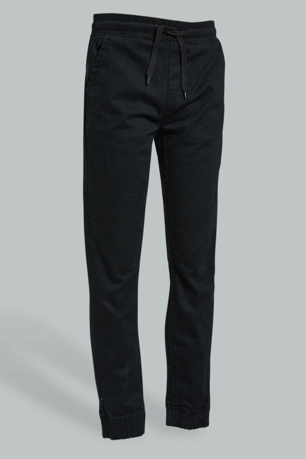 Redtag-Black-Jogger-Trouser-Joggers-Senior-Boys-9 to 14 Years