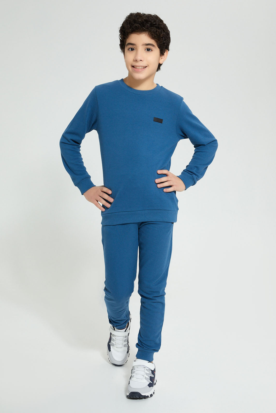 Redtag-Burgundy-Pique-SweaT-Shirt-Sweatshirts-Senior-Boys-9 to 14 Years
