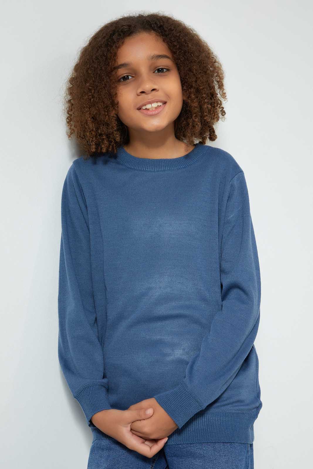 Redtag-Bsr-Table-Plain-Pullover-Pullovers-Senior-Boys-9 to 14 Years
