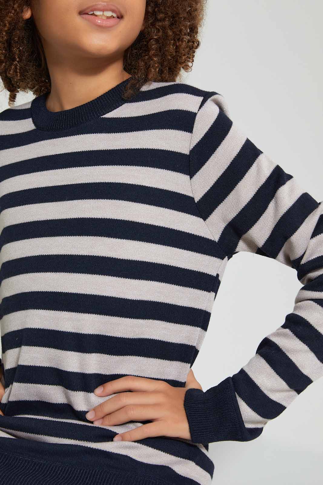 Redtag-Bsr-Table-Stripe-Pullover-Pullovers-Senior-Boys-9 to 14 Years