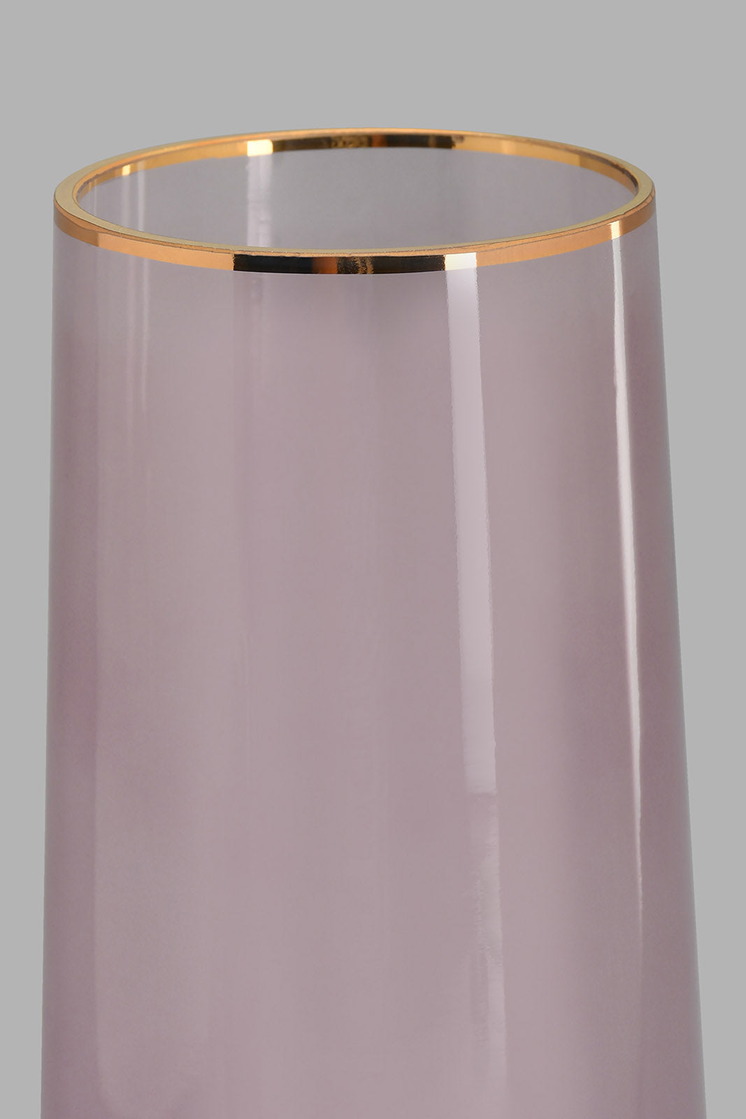 Redtag-Pink-Tall-Golden-Detail-Glass-Vase-Vase-Home-Decor-