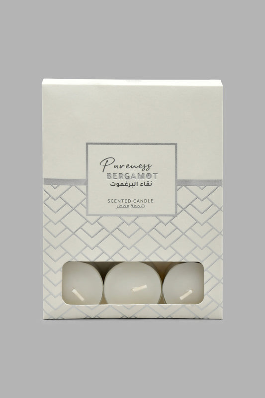 Redtag-Pureness-Bergamot-Scented-Tealights-Candle-(12Pcs)-Candles-Home-Decor-