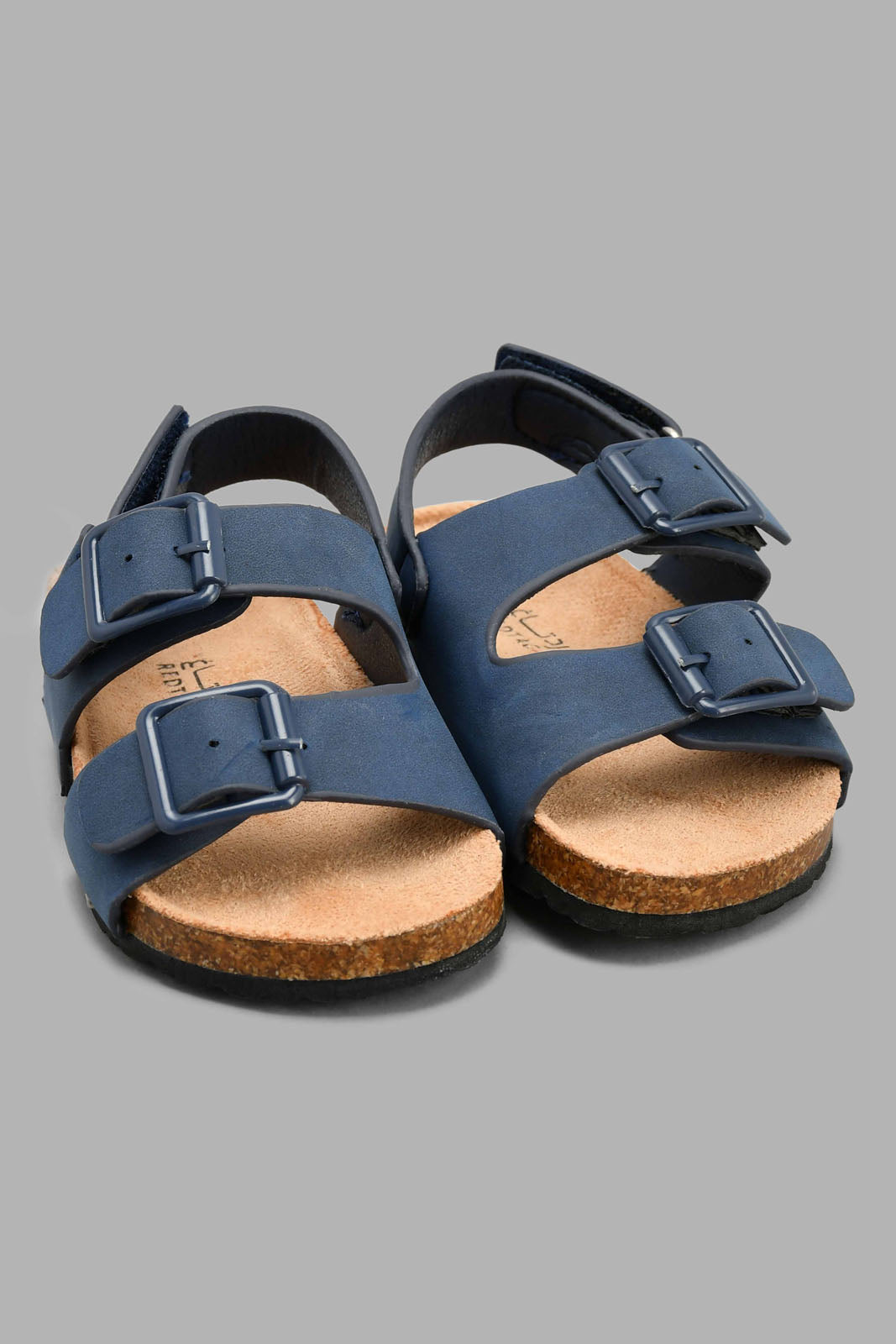 Redtag-Navy-Cork-Sandal-Cork-Infant-Boys-1 to 3 Years
