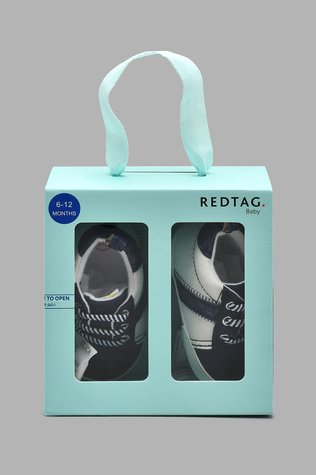 Redtag-Navy-Pram-Shoe-Colour:Navy,-Filter:Baby-Footwear-(0-to-18-Mths),-NBF-Casual-Shoes,-New-In,-New-In-NBF-FOO,-Non-Sale,-S22A,-Section:Kidswear-Baby-0 to 18 Months