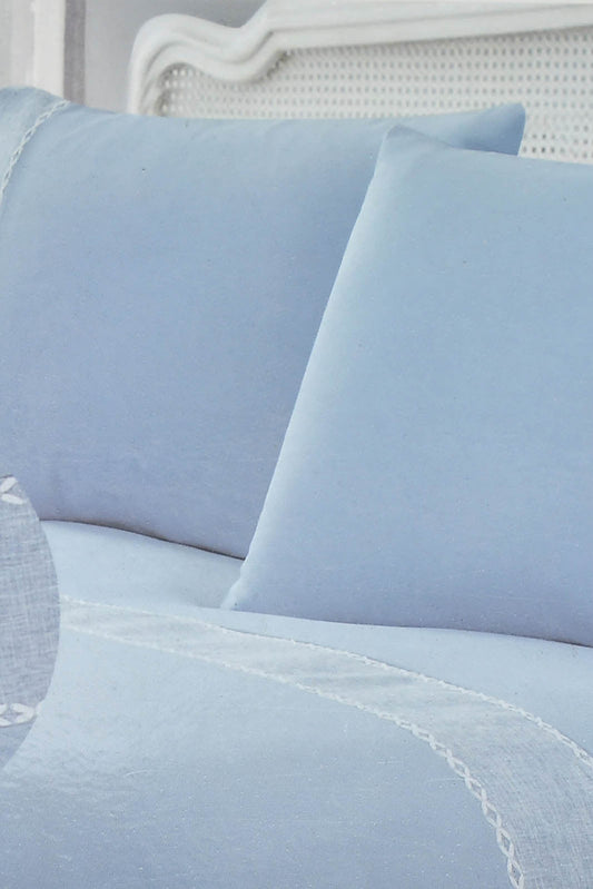 Redtag-Blue-3-Pieces-Duvet-Cover-Set-With-Lace-(Double-Size)-Duvet-Covers-Home-Bedroom-