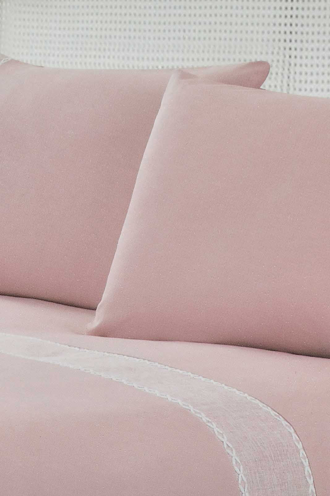 Redtag-Pink-3-Pieces-Duvet-Cover-Set-With-Lace-(Double-Size)-Duvet-Covers-Home-Bedroom-