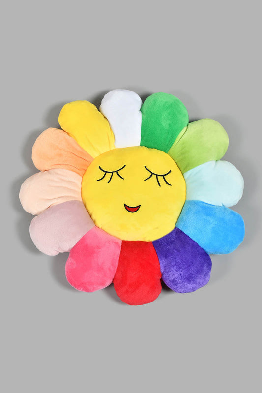 Redtag-Multicolor-Flower-Kids-Cushion-Kids-Cushions-Home-Bedroom-