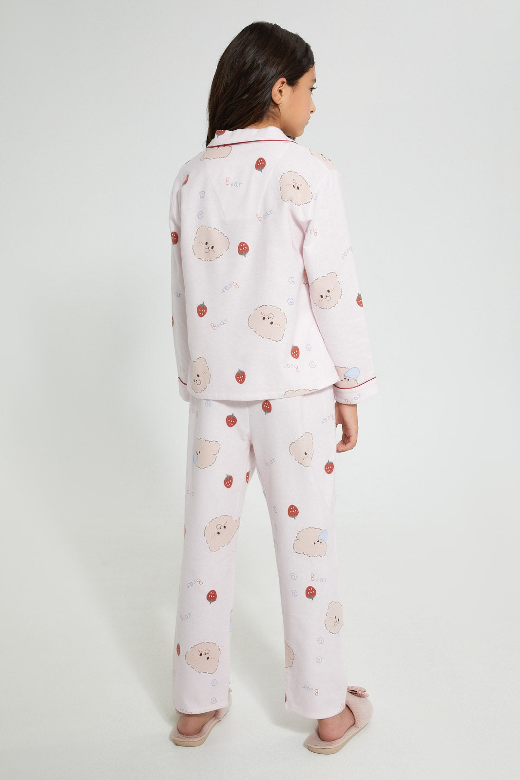 Redtag-Flannel-Pajama-Sets-Pyjama-Sets-Senior-Girls-9 to 14 Years